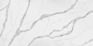 Аглокварцит CALACATTA LUCCA 9010 (КАЛАКАТТА ЛУККА) - Quantra Quartz (Calacatta)