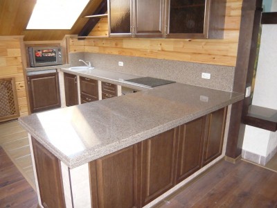 Столешница для кухни с бортиком - Аглокварцит 9120 TERRA PETROSA(221) - декабрь 2007