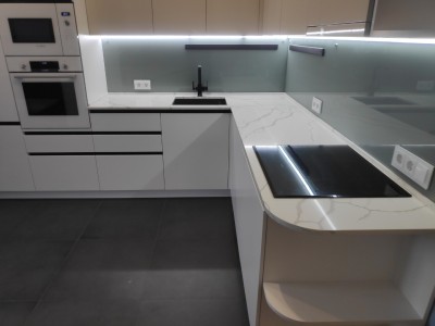Столешница  - Аглокварцит 1003 CALACATTA CLASSIC (3427) - январь 2020