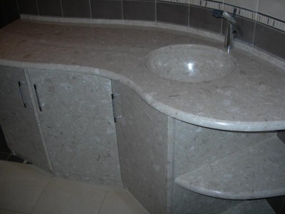 Мебель для ванной из мрамора - Агломрамор B108 PERLATO ROYAL(3460) - август 2008