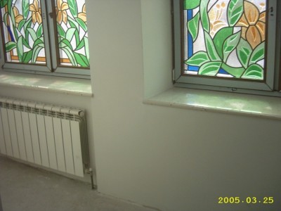 Подоконники - Агломрамор C420 CREMA MADREPERLA(57) - сентябрь 2005