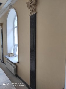 Пристенная пилястра из гранита с каннелюрами - Гранит БАЛТИЙСКИЙ(3480) - май 2015