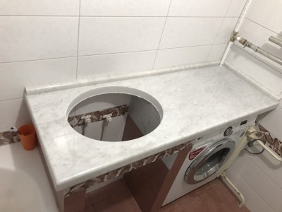 Столешница для ванной - Мрамор КОЕЛГА(7925) - май 2019