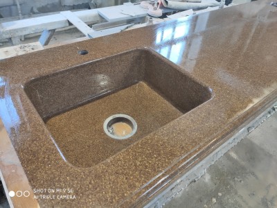 Мойка для кухни - Аглокварцит T 658 BRONZE(8487) - март 2020