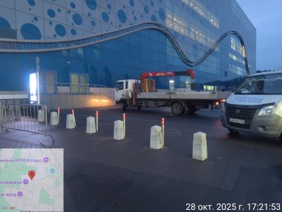 Болларды - парковочные столбики ВДНХ - Гранит МАНСУРОВСКИЙ(9242) - октябрь 2025