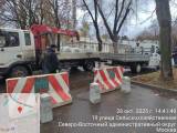 Болларды - парковочные столбики ВДНХ 