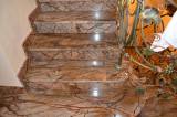 Лестницы, ступени, ограждения - Мрамор BEDASAR BROWN(1114)