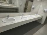 Столешница для туалетной комнаты - Аглокварцит 1100 PANNA MONTATA(3479)