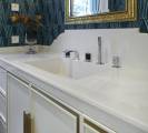 Столешницы для ванной - Аглокварцит PERLA PL187(9025)