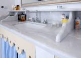 Столешницы для ванной - Мрамор KEMALPASHA WHITE(4108)