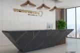 Стойка администратора - Аглокварцит BQ 8730 CEMENTO(7070)